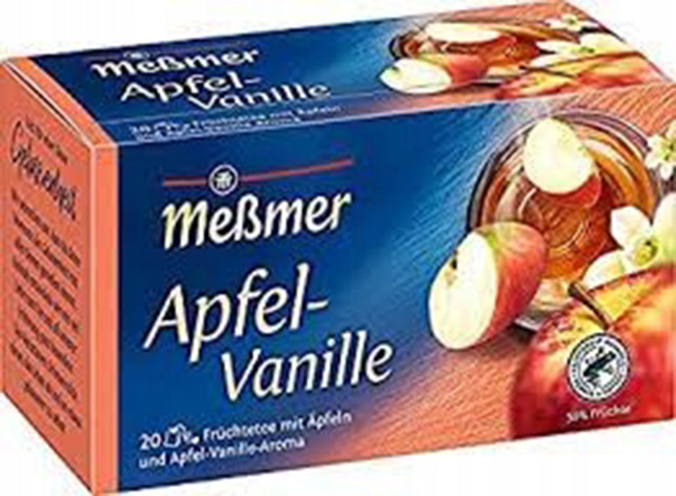 Ceai de fructe, Messmer, cu aroma de măr și vanilie, 50g