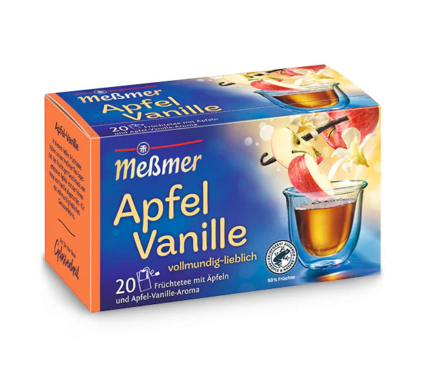 Ceai de fructe, Messmer, cu aroma de măr și vanilie, 50g