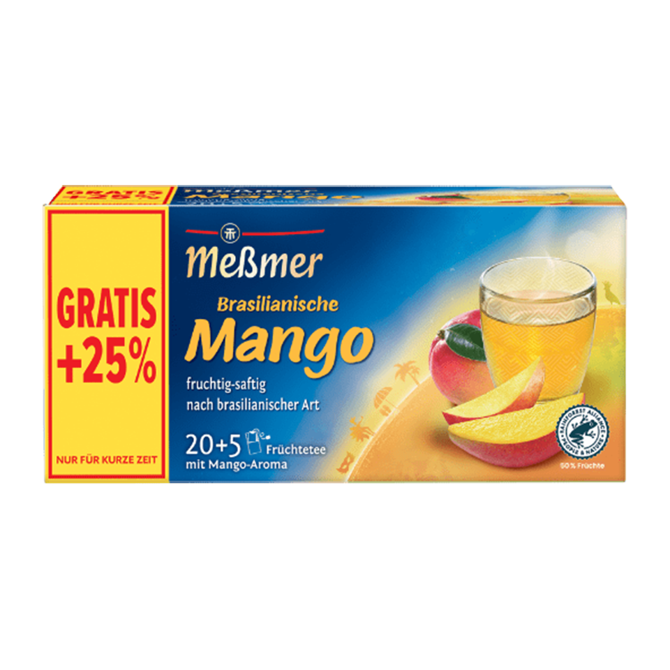 Ceai de fructe, Messmer, cu aroma de mango brazilian, 56.25g