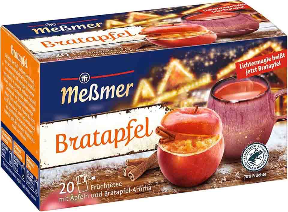 Ceai de iarna, Messmer, sezon rece, cu aroma de mar copt, 50g