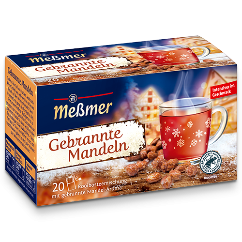 Ceai de iarna, Messmer, cu aroma de Migdale prajite si rooibos, 40g