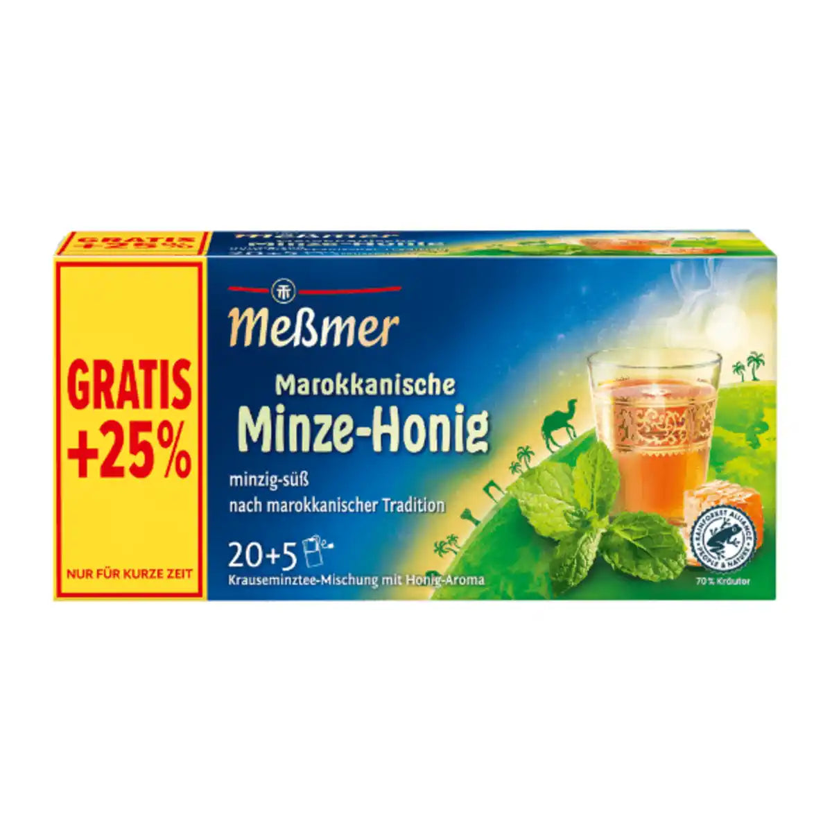 Ceai de fructe, Messmer, cu aroma de amestec de miere si menta marocana, 50g