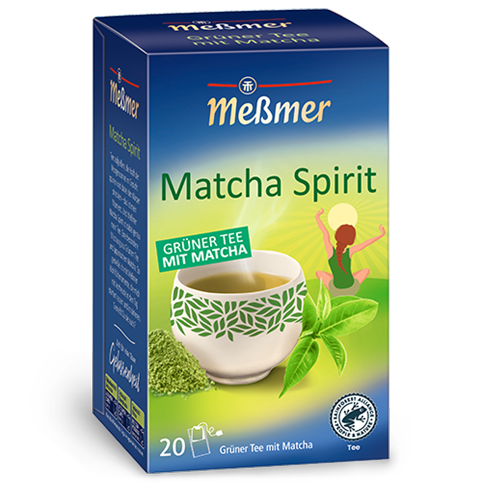 Ceai de plante, Messmer, Spiritul Matcha, cu ceai verde si matcha, 30g