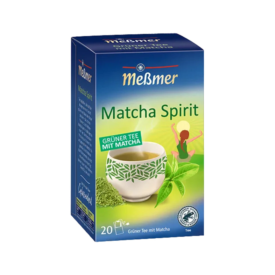 Ceai de plante, Messmer, Spiritul Matcha, cu ceai verde si matcha, 30g