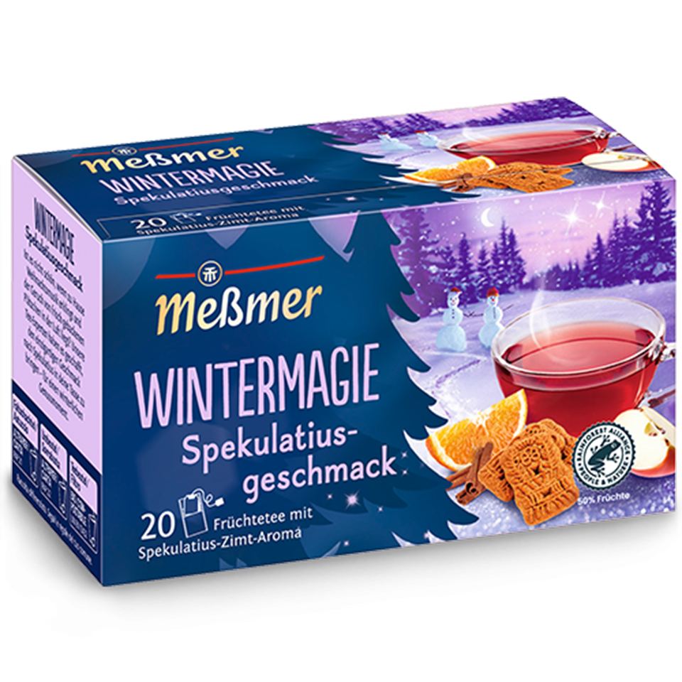 Ceai de iarna, Messmer, magie de iarna, cu aroma de scortisoara, 45g