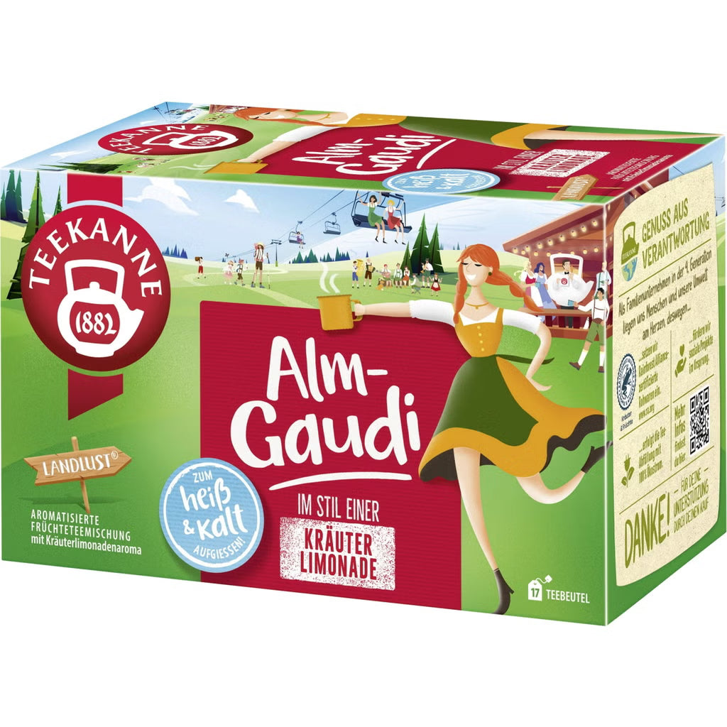 Ceai Teekanne, distractie alpina, aroma de limonada din ierburi (42,5 g)