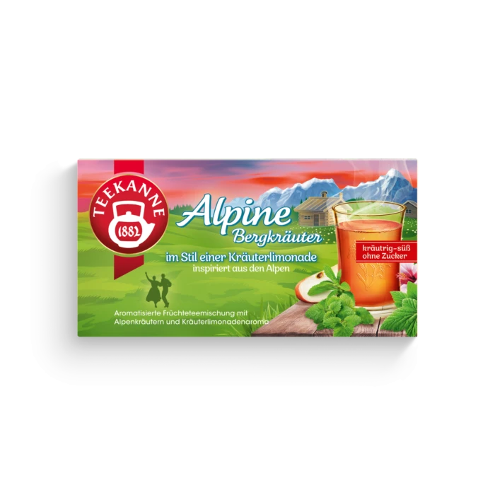 Ceai de fructe si ierburi, Teekanne, Ierburi Alpine, 36g