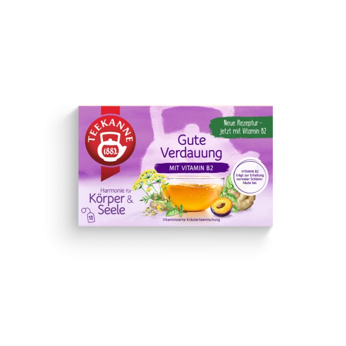 Ceai Teekanne, Armonie pentru Corp si Suflet, Digestie buna cu vitamina B2, 36g