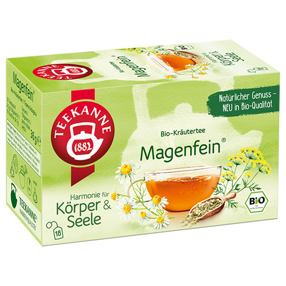 Ceai Teekanne Bio, Armonie pentru Corp si Suflet, delicat pentru stomac, 36g