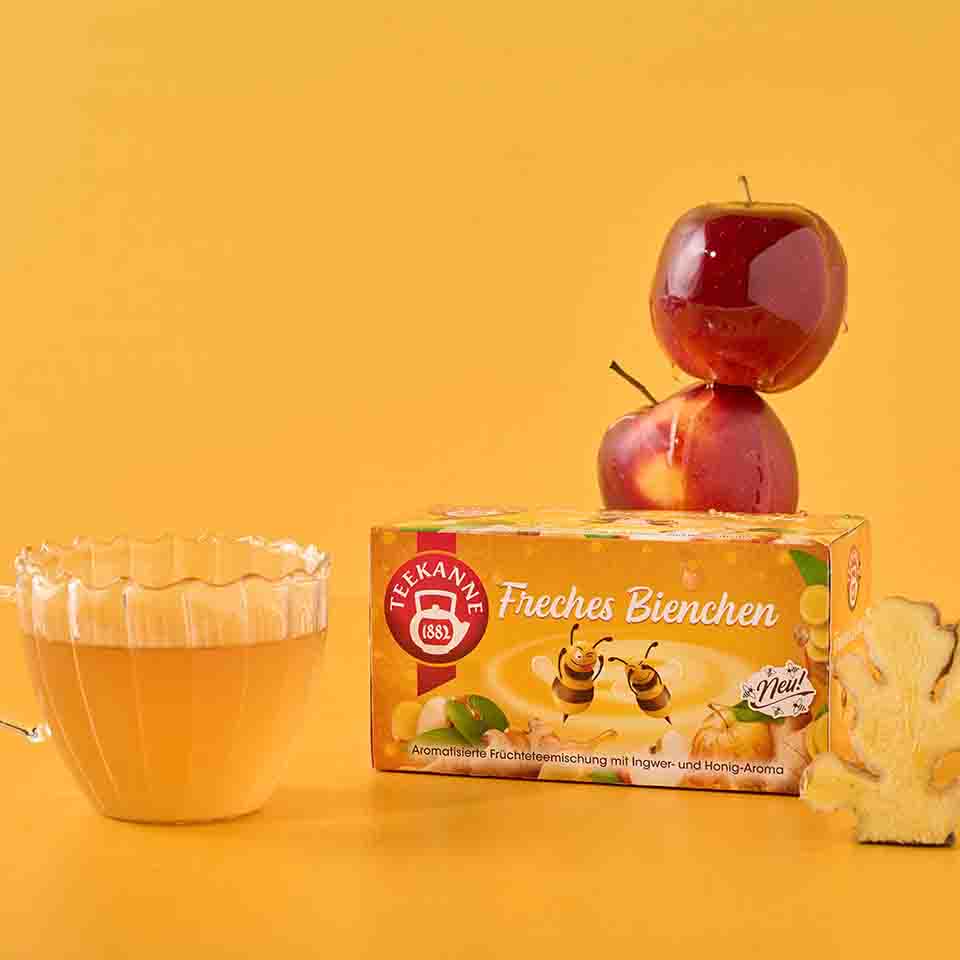 Ceai de fructe, Teekanne, ghimbir, mar si miere, 40.5g