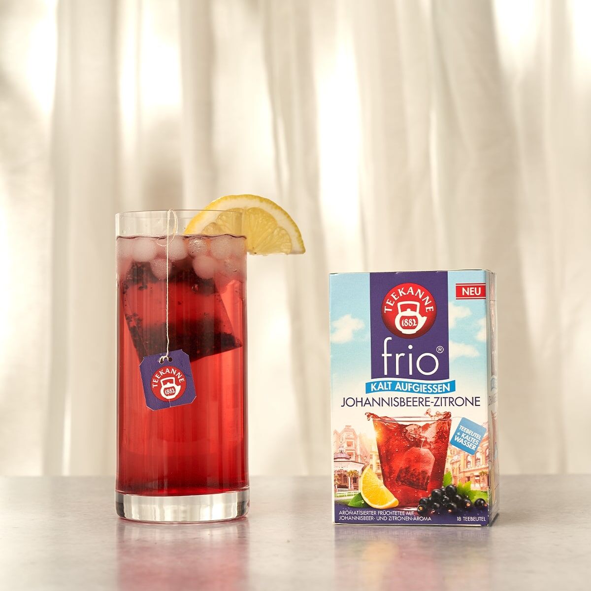 Ceai de fructe rece, Teekanne, Coacaze-Lamaie 45g