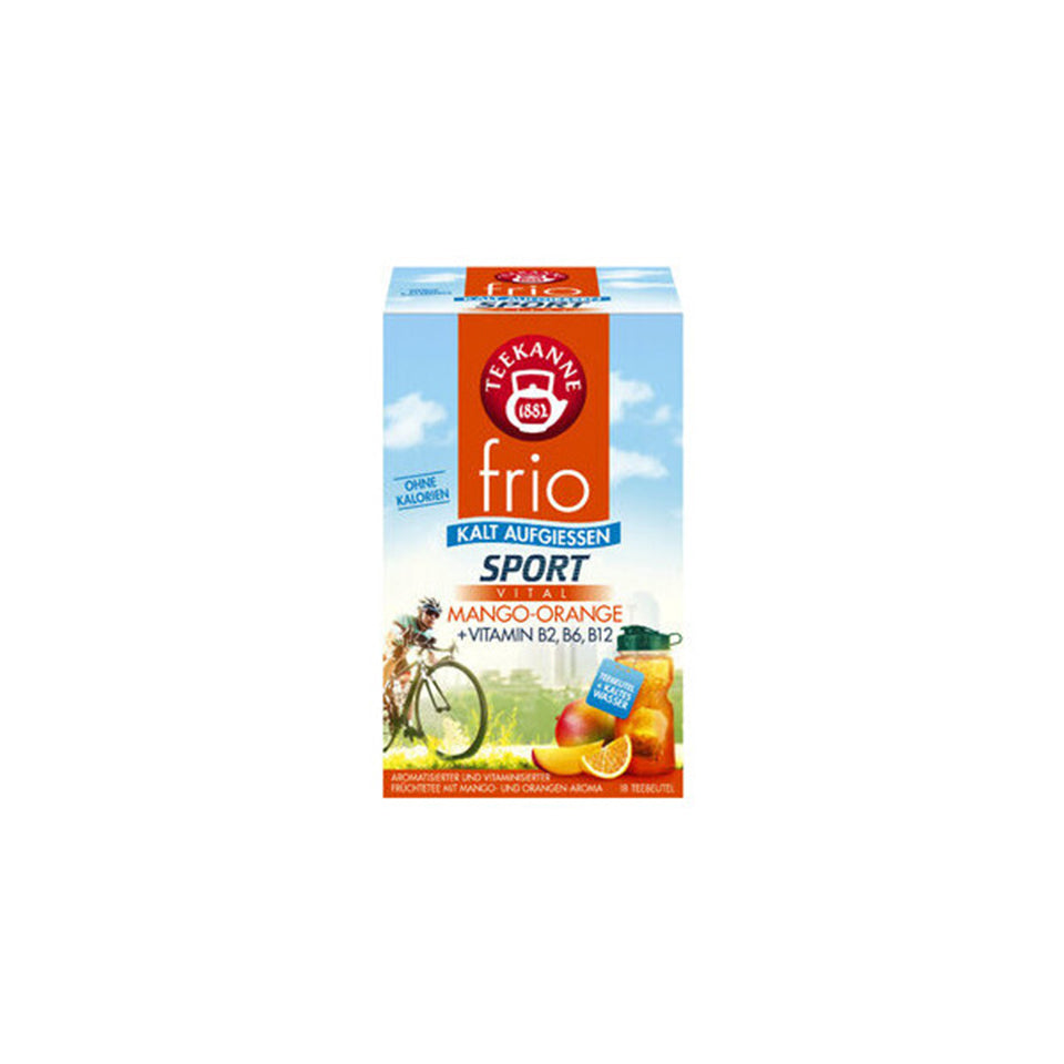 Ceai de fructe, TEEKANNE SPORT VITAL MANGO-ORANGE + VITAMIN B2, B6, B12 45g