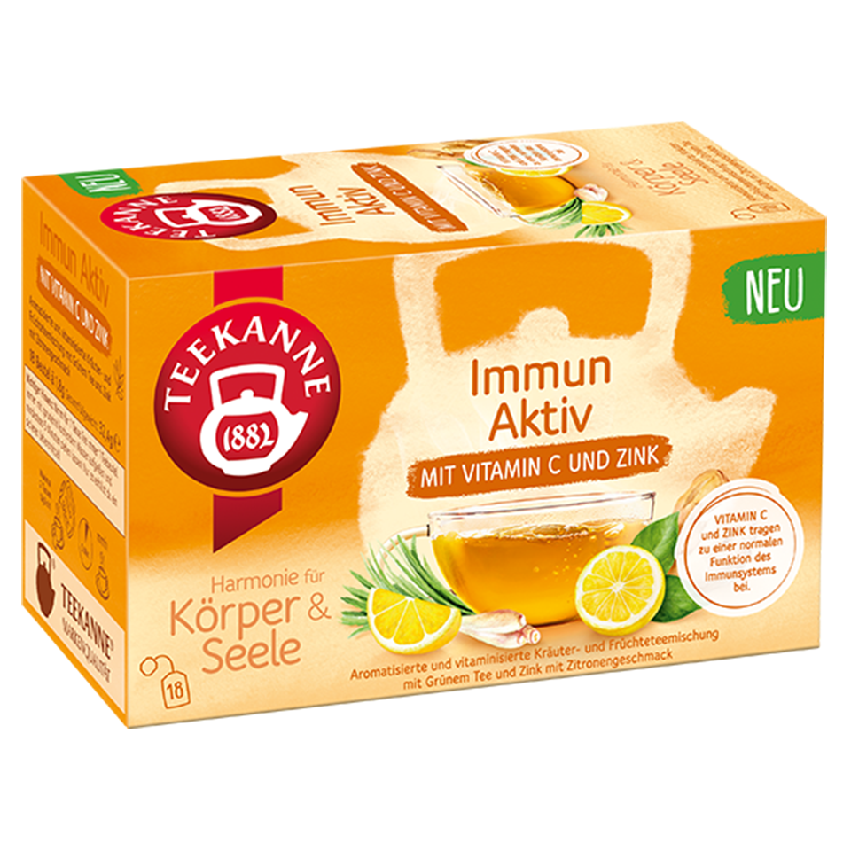 Ceai Teekanne, Armonie pentru Corp si Suflet, Imunitar activ 32.4g