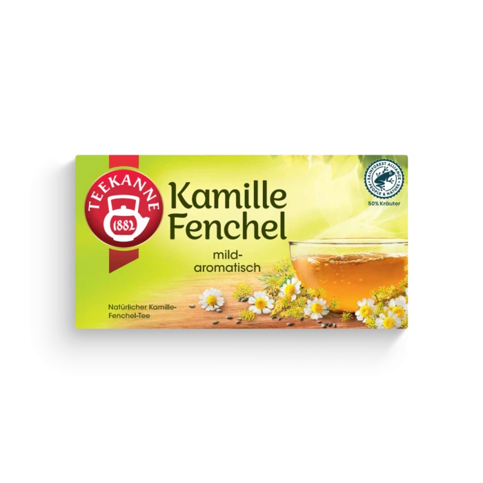 Ceai de plante,TEEKANNE, cu aroma blanda de Musetel-Fenicul, 40 g