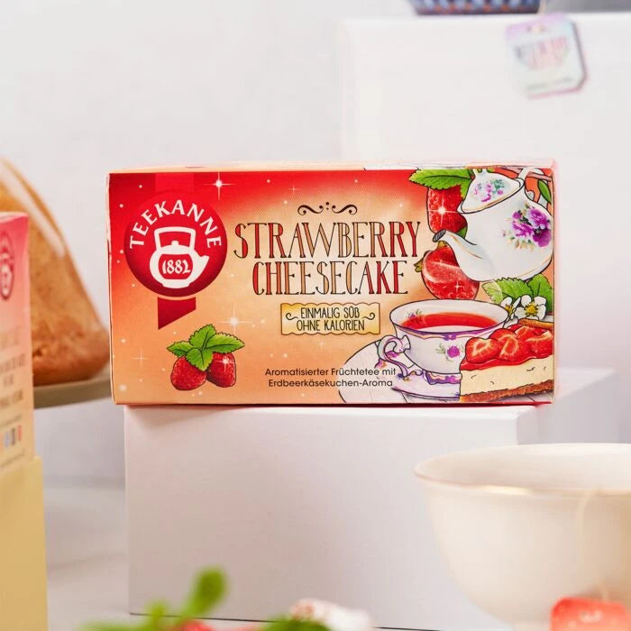 Ceai de fructe, Teekanne, cheesecake cu capsuni, 40,5 g