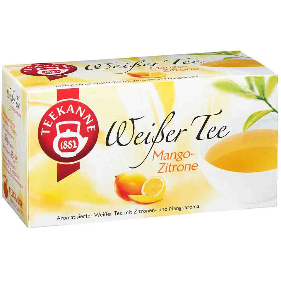 Ceai alb Teekanne, cu aroma de mango-lamaie 25g