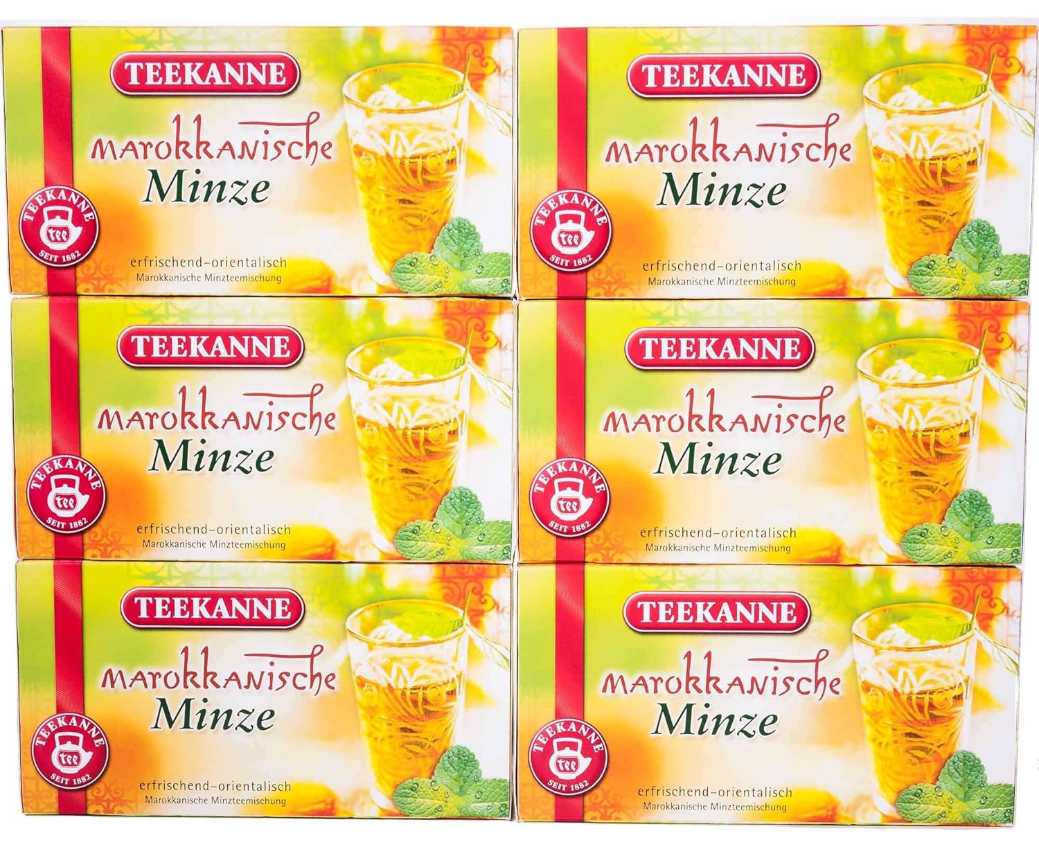 Set 6 bucati Ceai de plante, Teekanne, Menta Marocana, 36 g