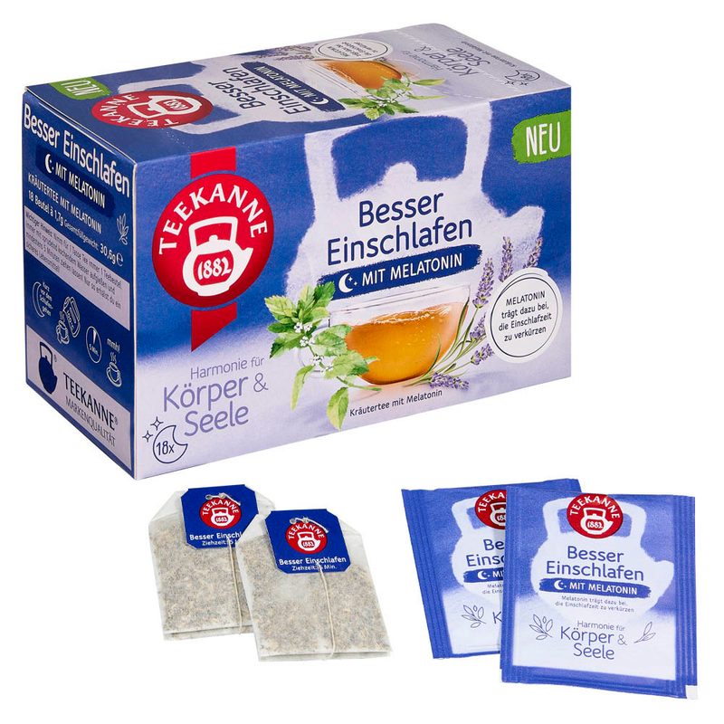 Ceai Teekanne, Armonie pentru Corp si suflet, Somn mai bun, 30.6g